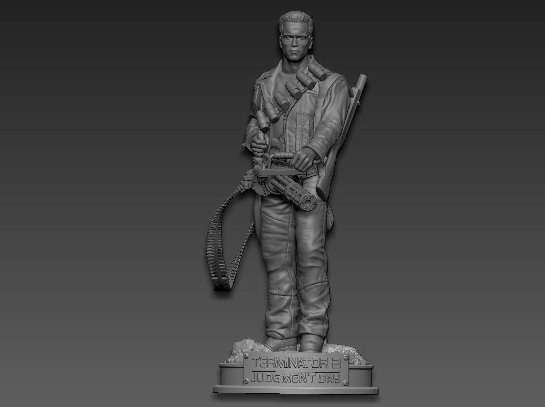 Terminator 2 judgment day 3D print model_16