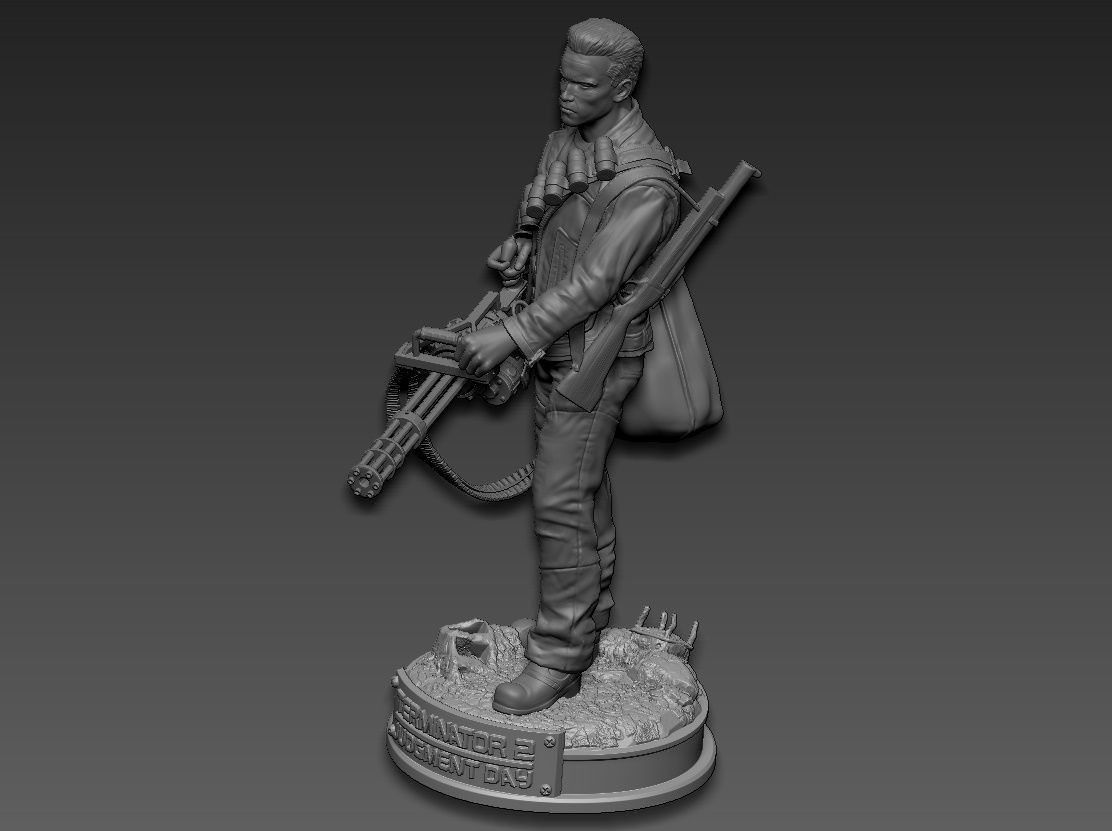 Terminator 2 judgment day 3D print model_17
