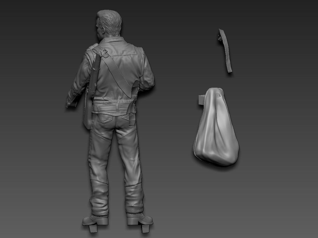Terminator 2 judgment day 3D print model_24