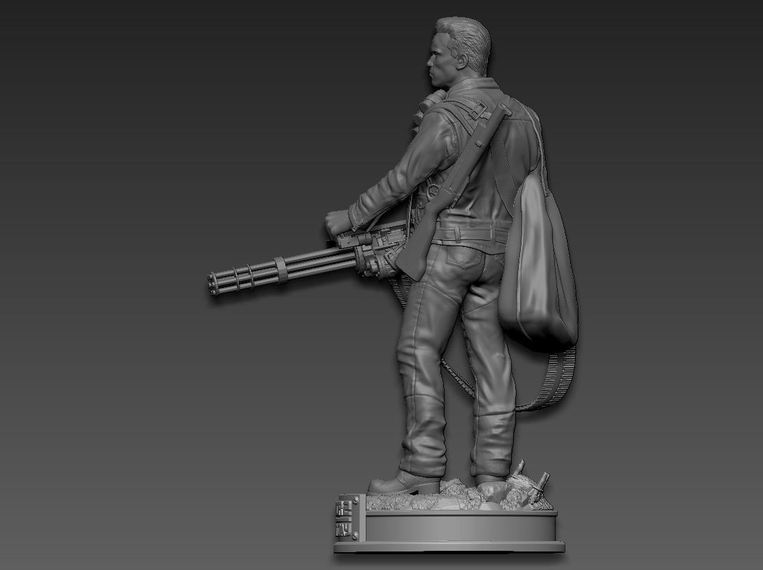 Terminator 2 judgment day 3D print model_5