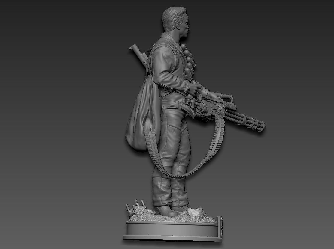 Terminator 2 judgment day 3D print model_10