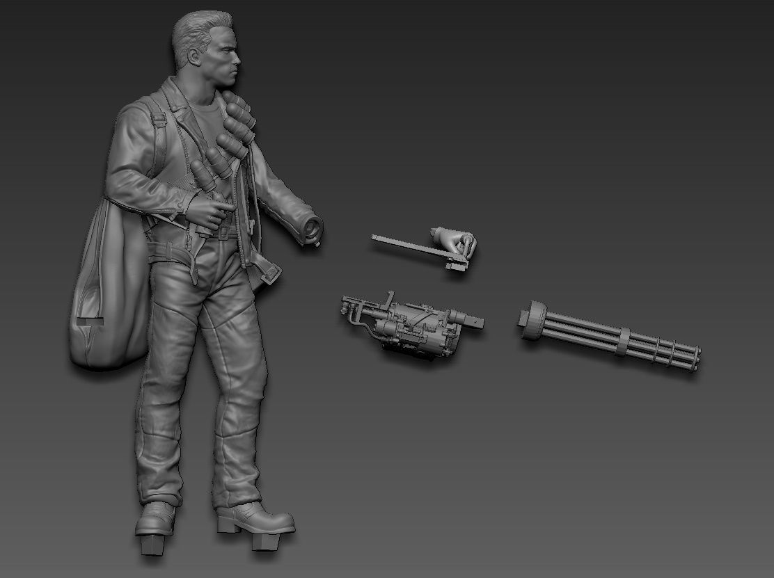 Terminator 2 judgment day 3D print model_23