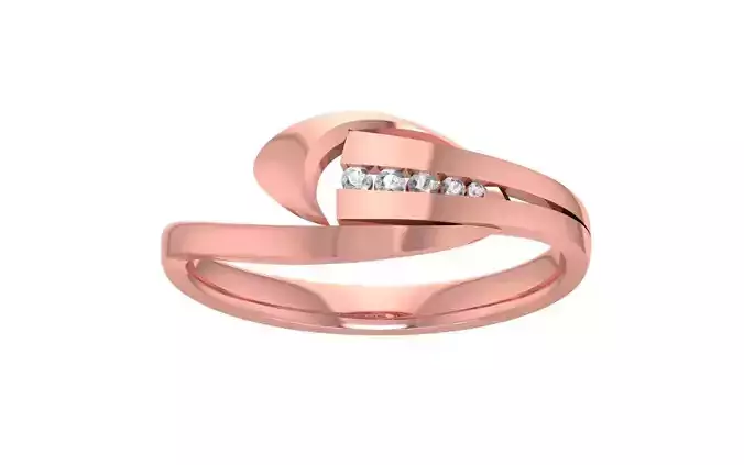 Unique Style  Wedding Band 3dm STL OBJ FBX Render Details
