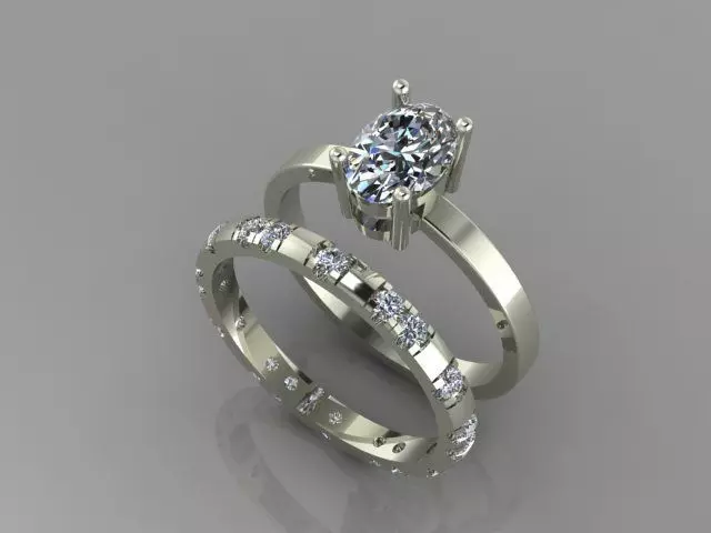 ENGAGEMENT RING 3D print model_0