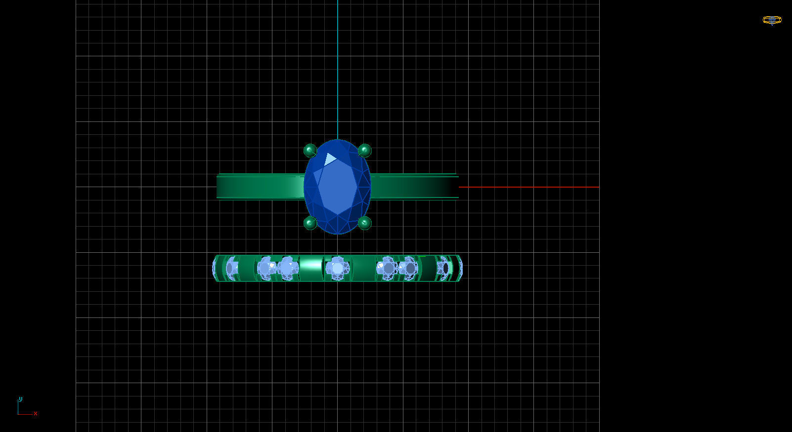 ENGAGEMENT RING 3D print model_6