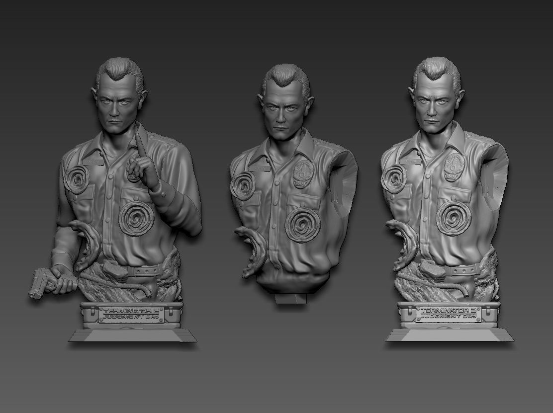 Terminator 2 judgment day t-1000 3D print model_23