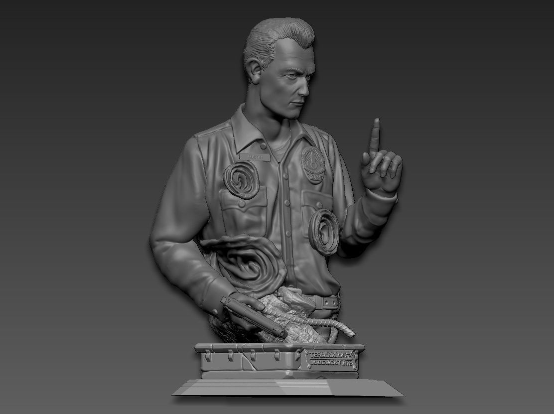 Terminator 2 judgment day t-1000 3D print model_15