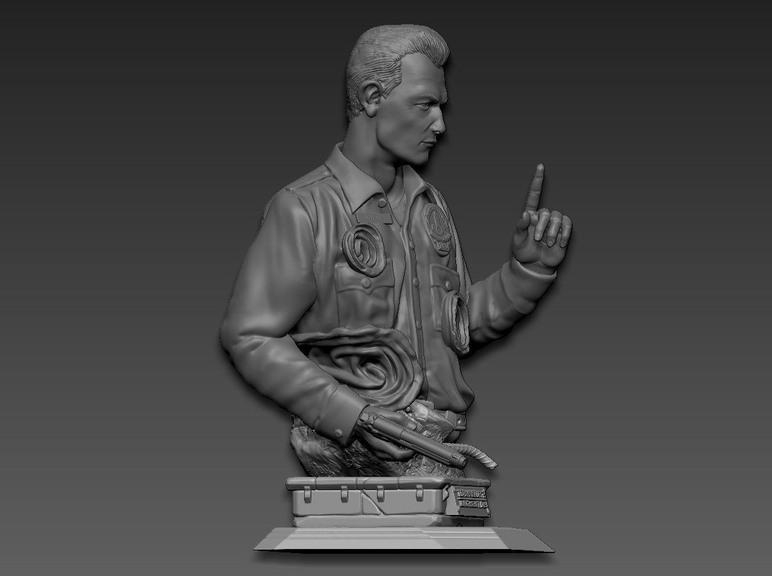 Terminator 2 judgment day t-1000 3D print model_14