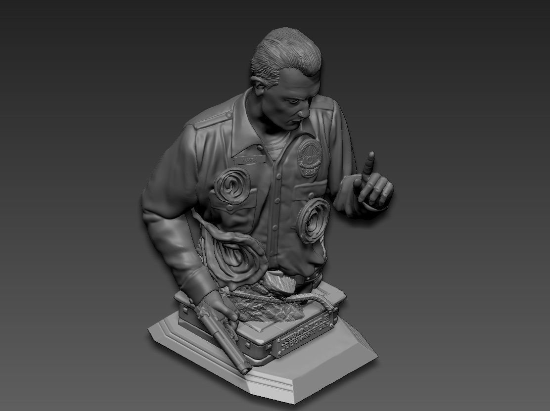 Terminator 2 judgment day t-1000 3D print model_21