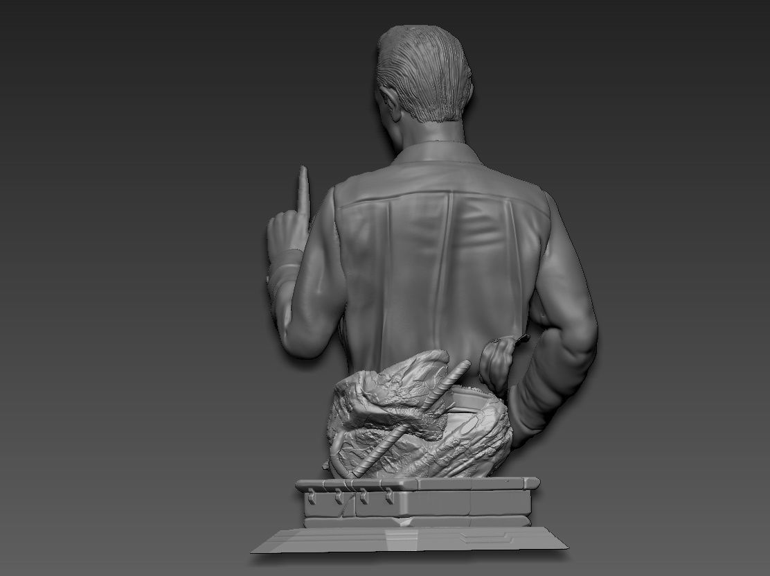 Terminator 2 judgment day t-1000 3D print model_7