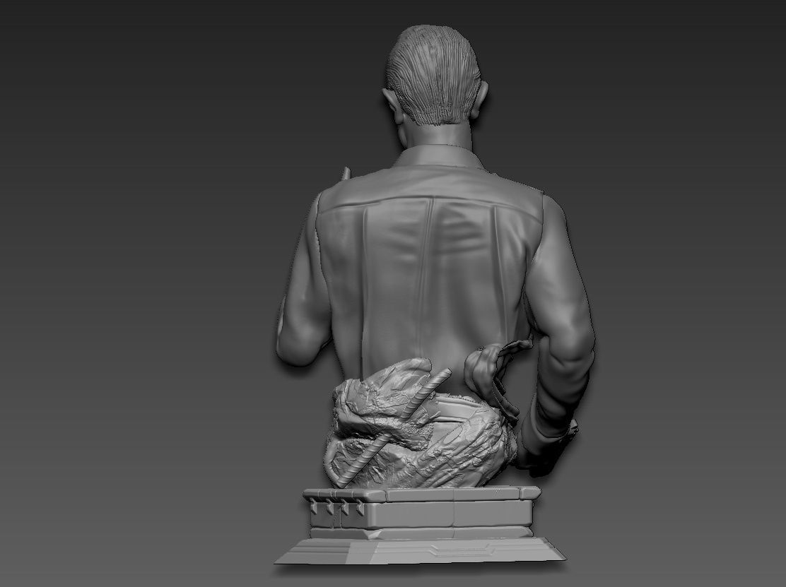 Terminator 2 judgment day t-1000 3D print model_8