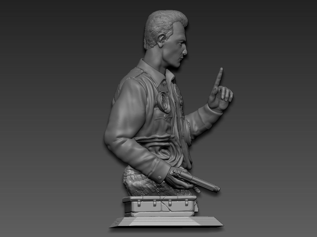 Terminator 2 judgment day t-1000 3D print model_13