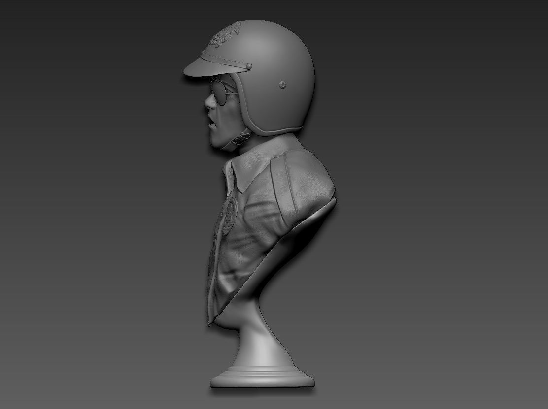 Terminator 2 T-1000 bust replica 3D print model_4