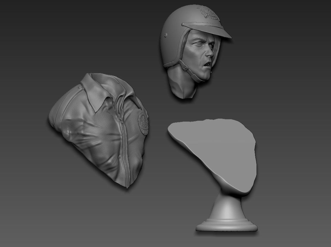 Terminator 2 T-1000 bust replica 3D print model_21