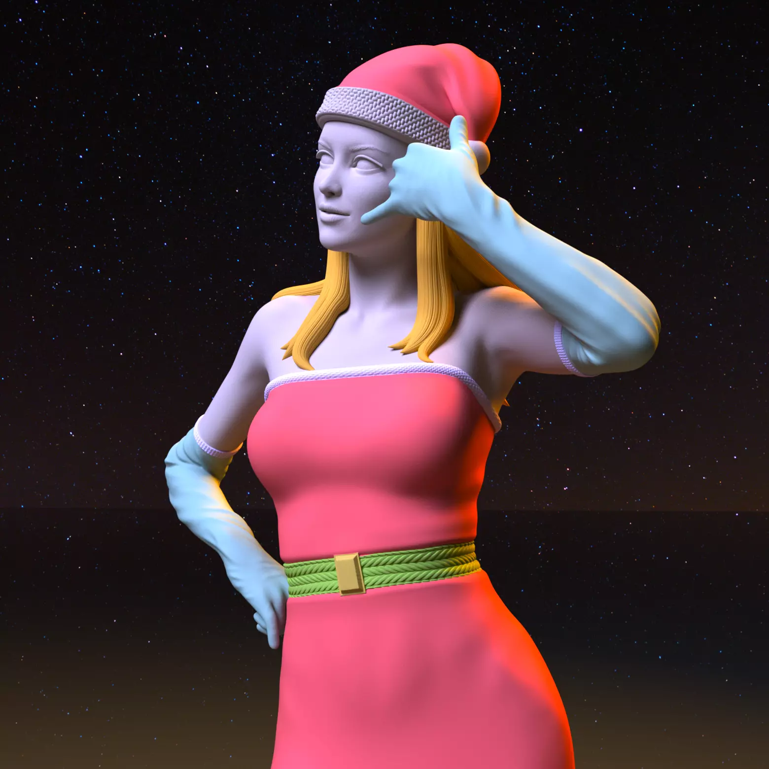 Merry Christmas 3D print model_0