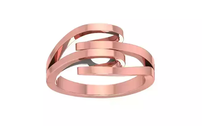 Hug Design Women Wedding Band 3dm STL OBJ FBX Render Details