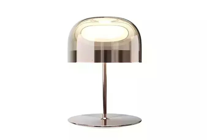 Equatore Table Lamp Small Copper 3D model