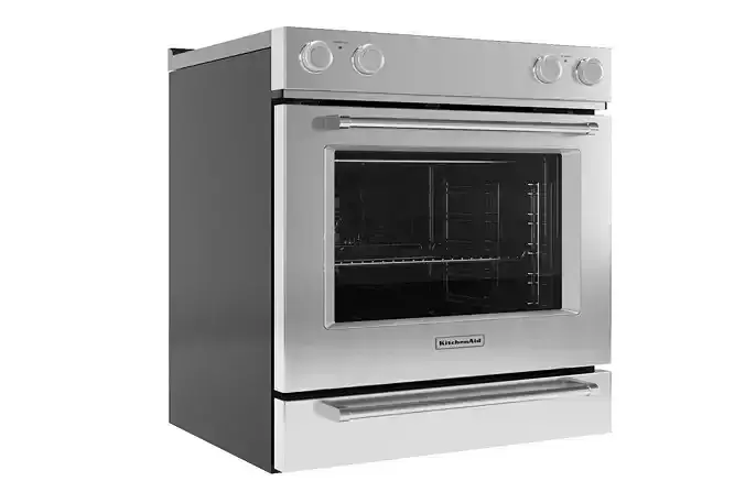 30 Inch 5 Element Electric Convection Slide In Range 3D model