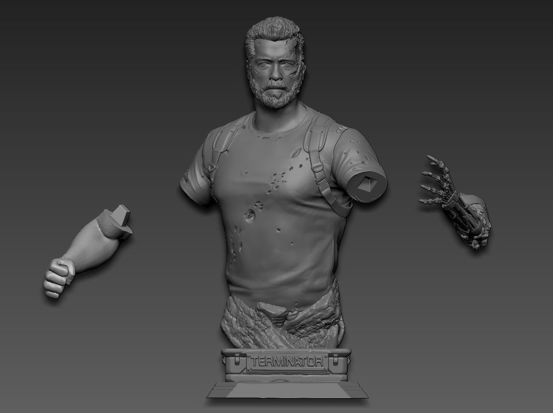Terminator dark fate 3D print model_21