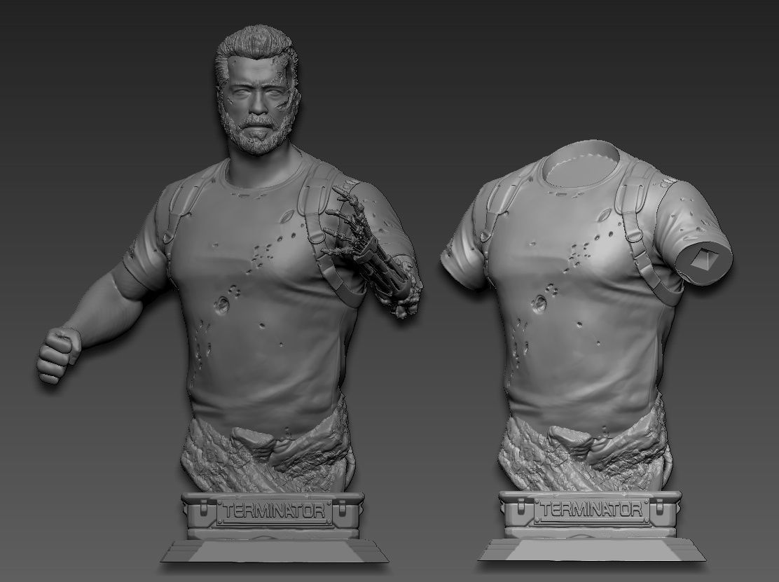 Terminator dark fate 3D print model_19