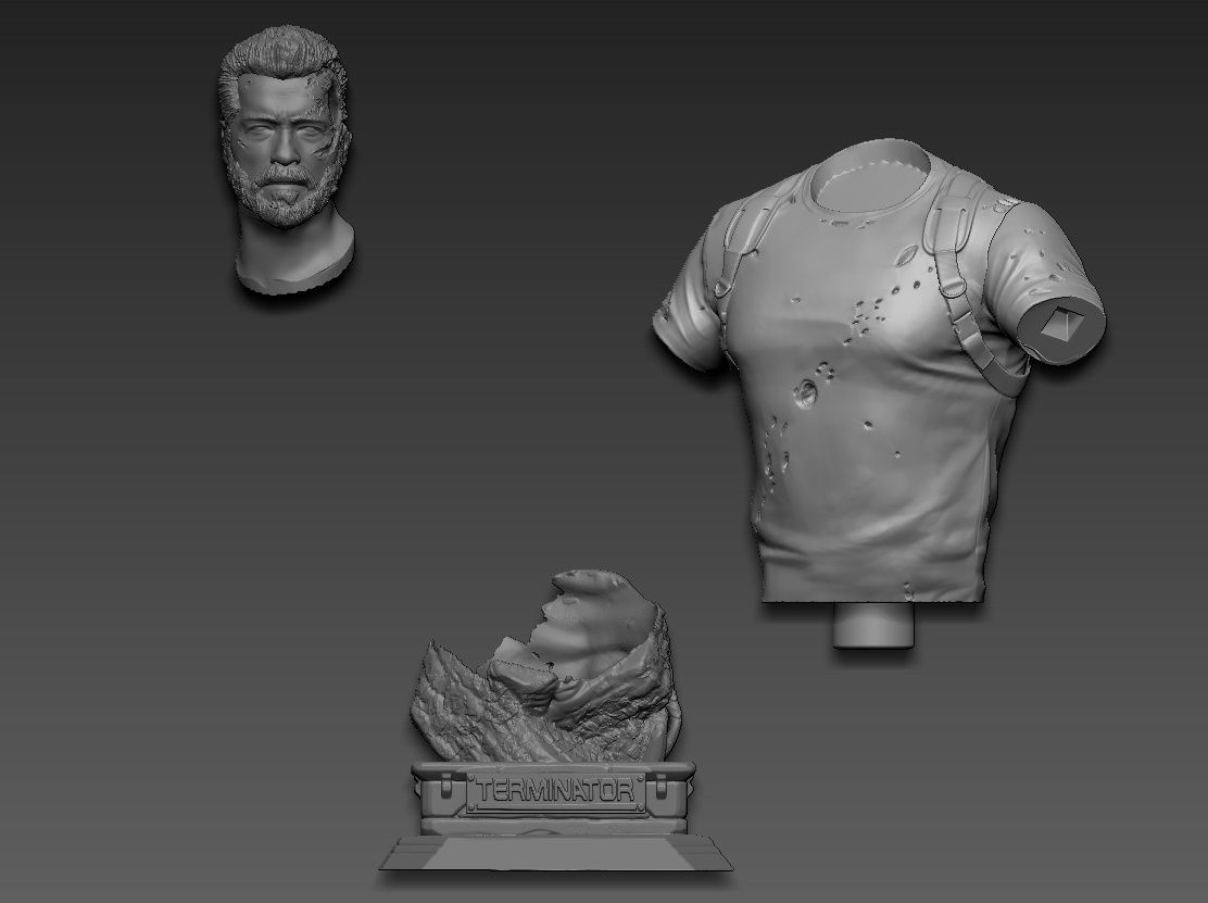 Terminator dark fate 3D print model_23