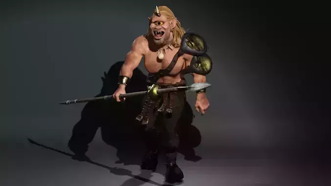 Monster  High quality character full Rigged and Animated 