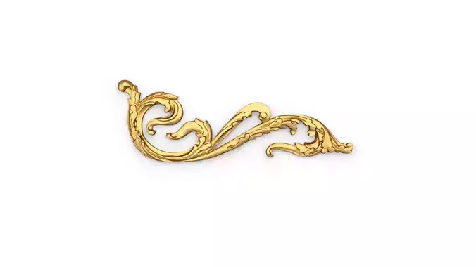 Classic carved decor ornament 397