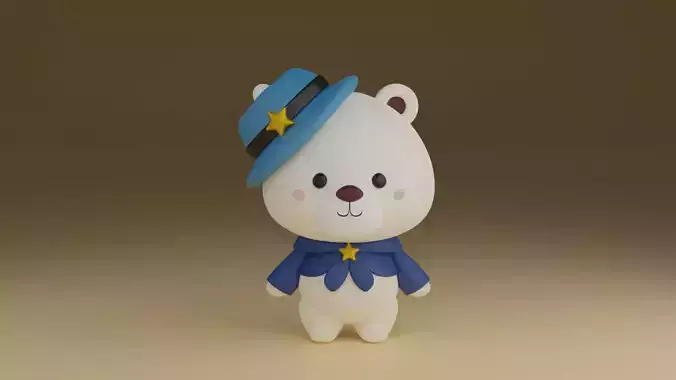 bear 01 3D print model