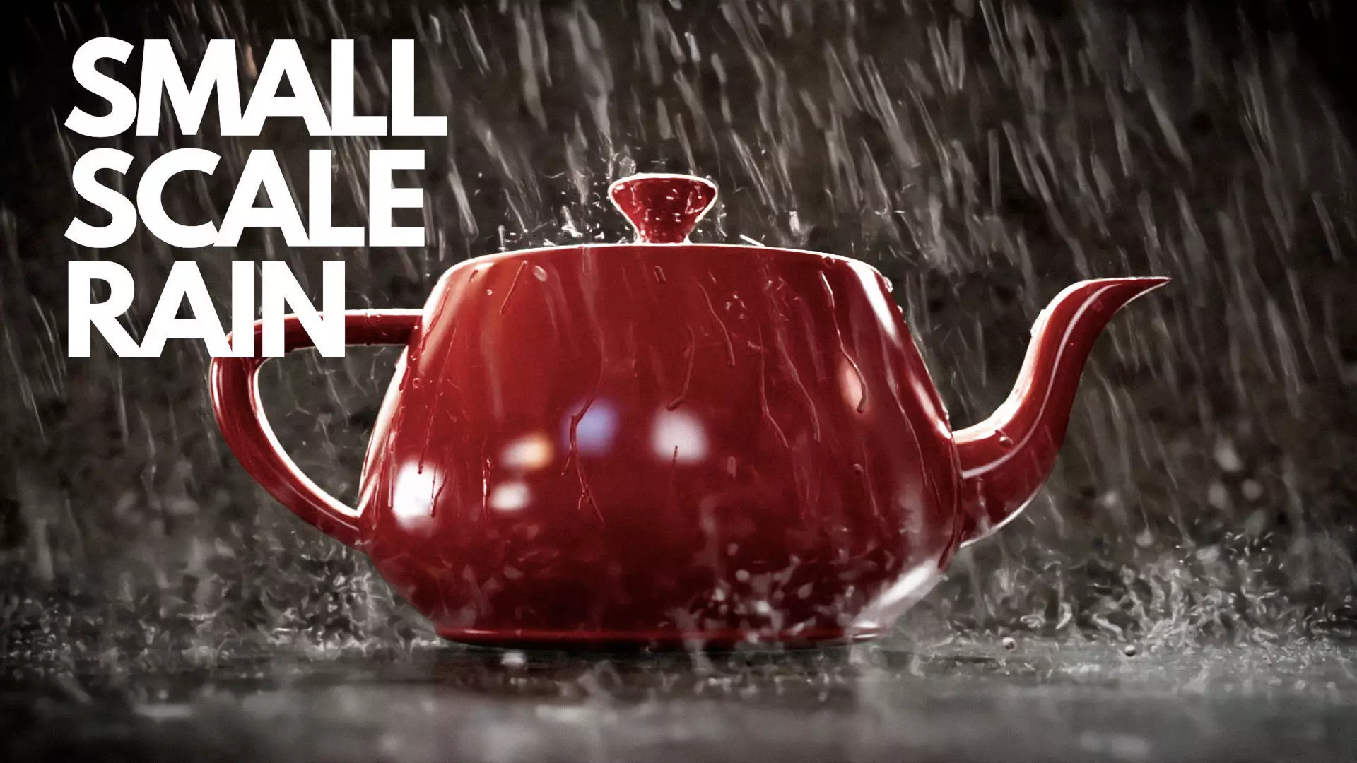 Small Scale Rain - Tyflow Setup 3D model_0