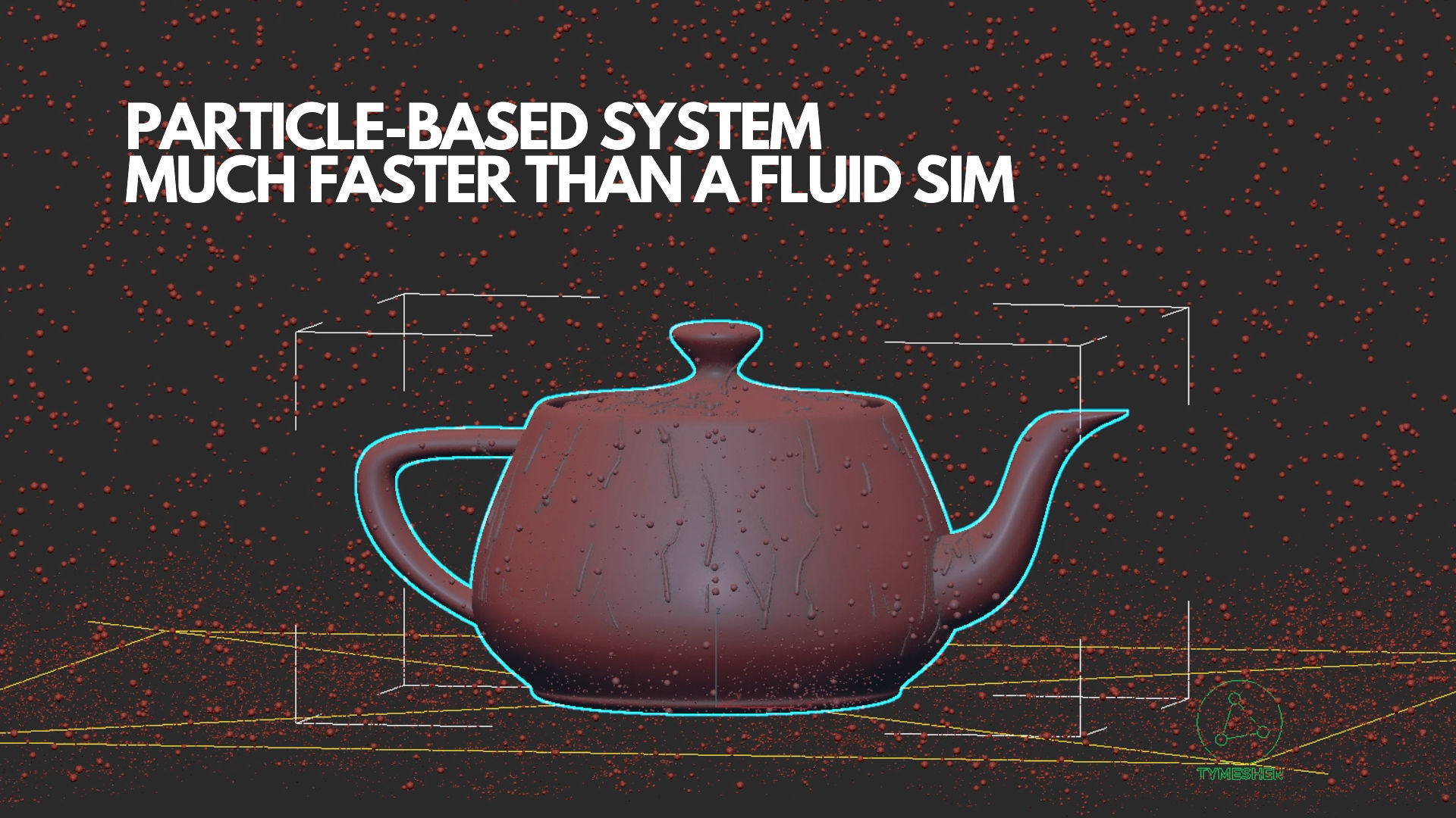 Small Scale Rain - Tyflow Setup 3D model_3