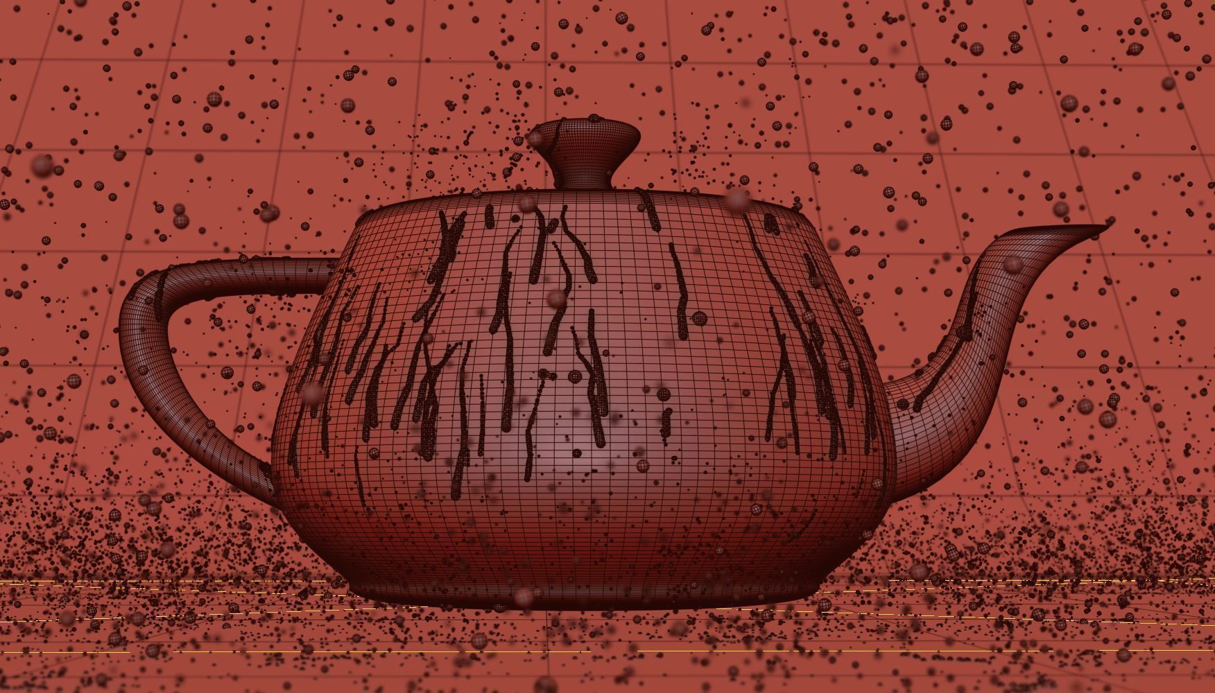 Small Scale Rain - Tyflow Setup 3D model_4