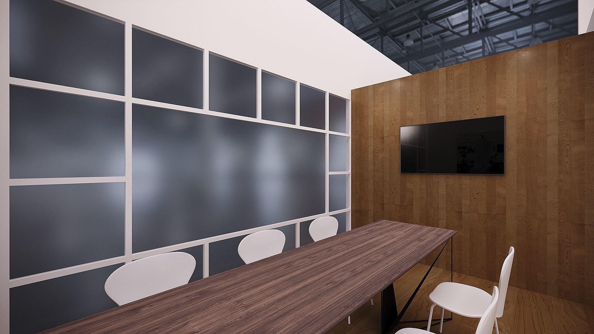 Exhibition Stand Stall  19X10 3 SIDE OPEN 3D model_8