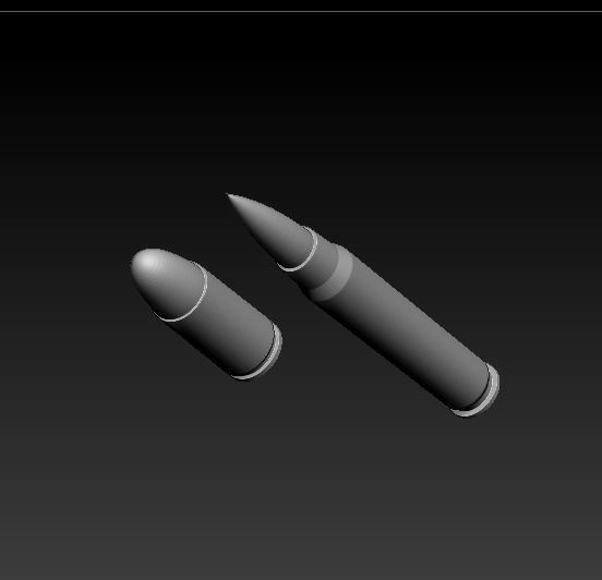Bullet Model 3D print model_3