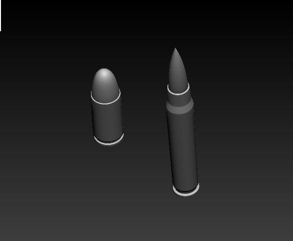 Bullet Model 3D print model_2