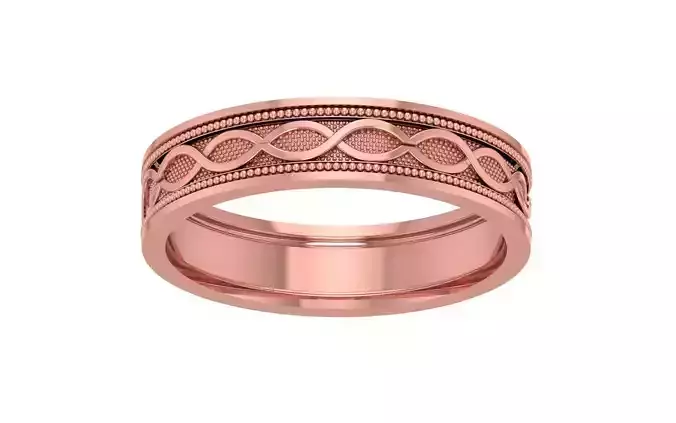 Infinity Love  Women Wedding Band 3dm STL OBJ FBX Render Details