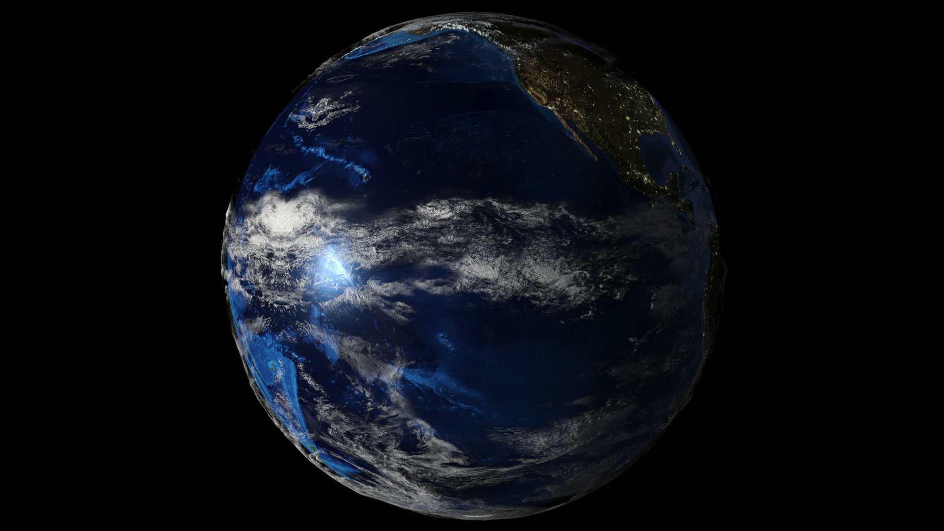 Earth Planet 40k-upto 80k Map 3D model_31