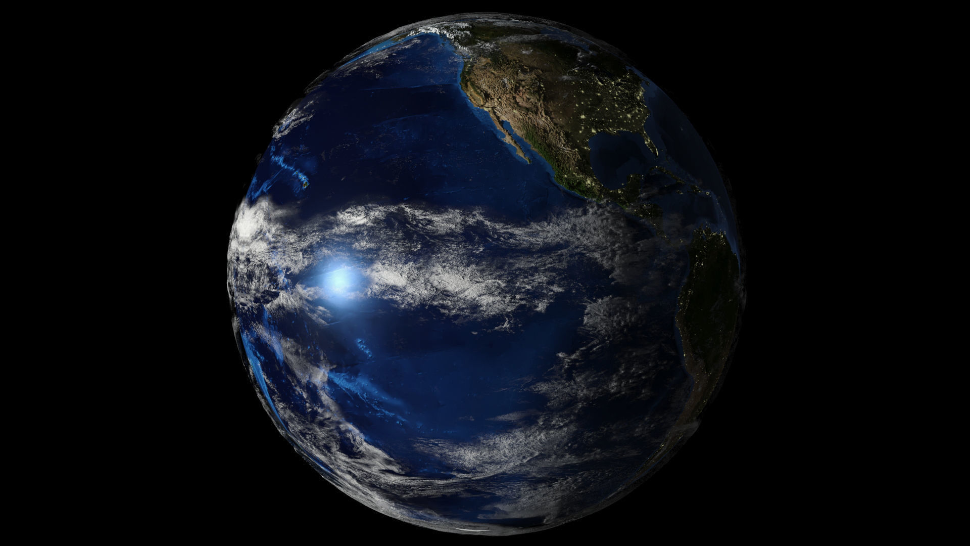 Earth Planet 40k-upto 80k Map 3D model_26