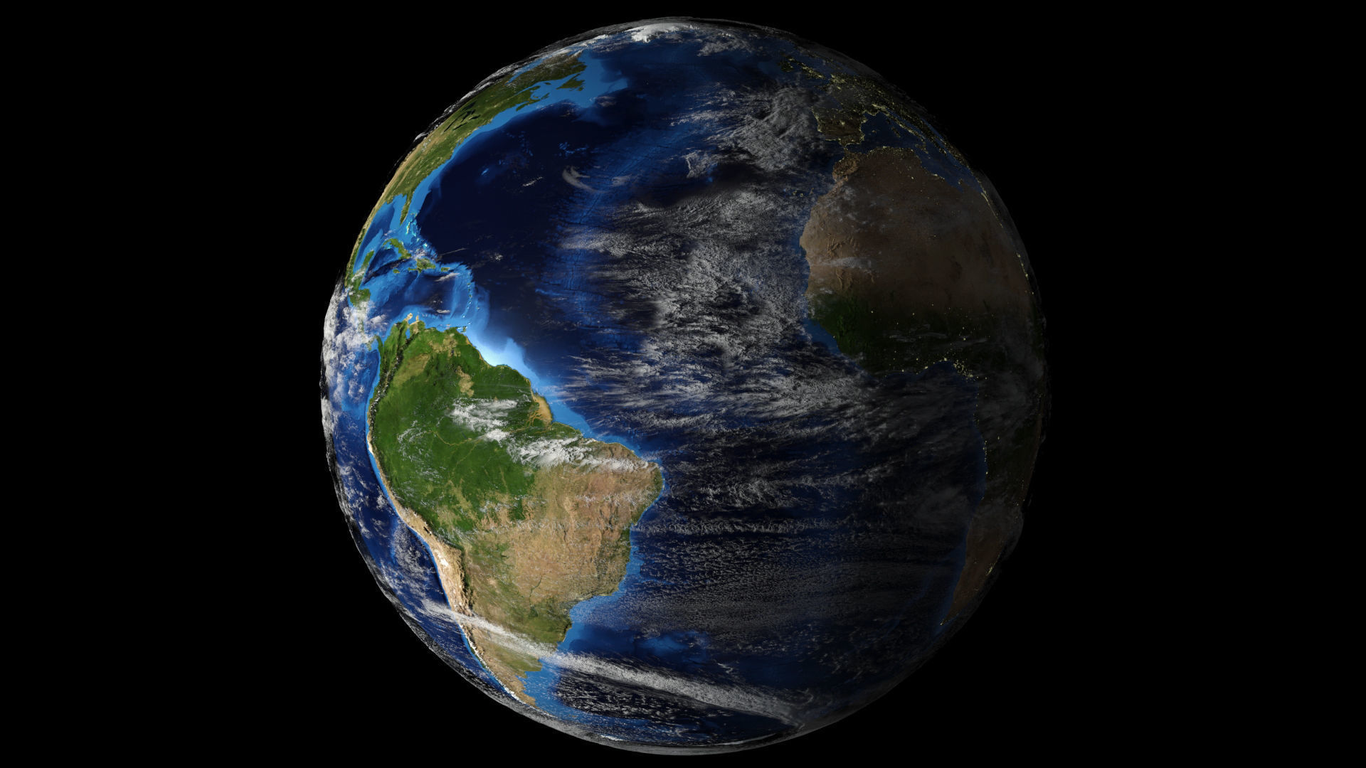 Earth Planet 40k-upto 80k Map 3D model_25