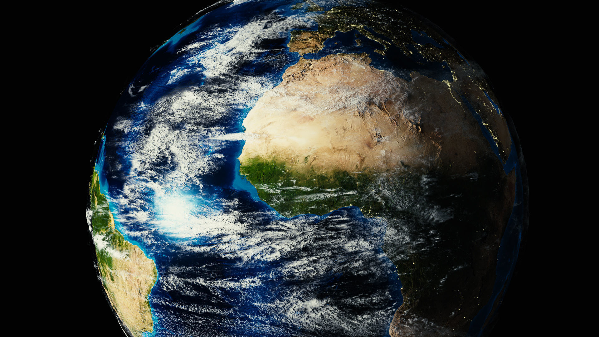 Earth Planet 40k-upto 80k Map 3D model_16