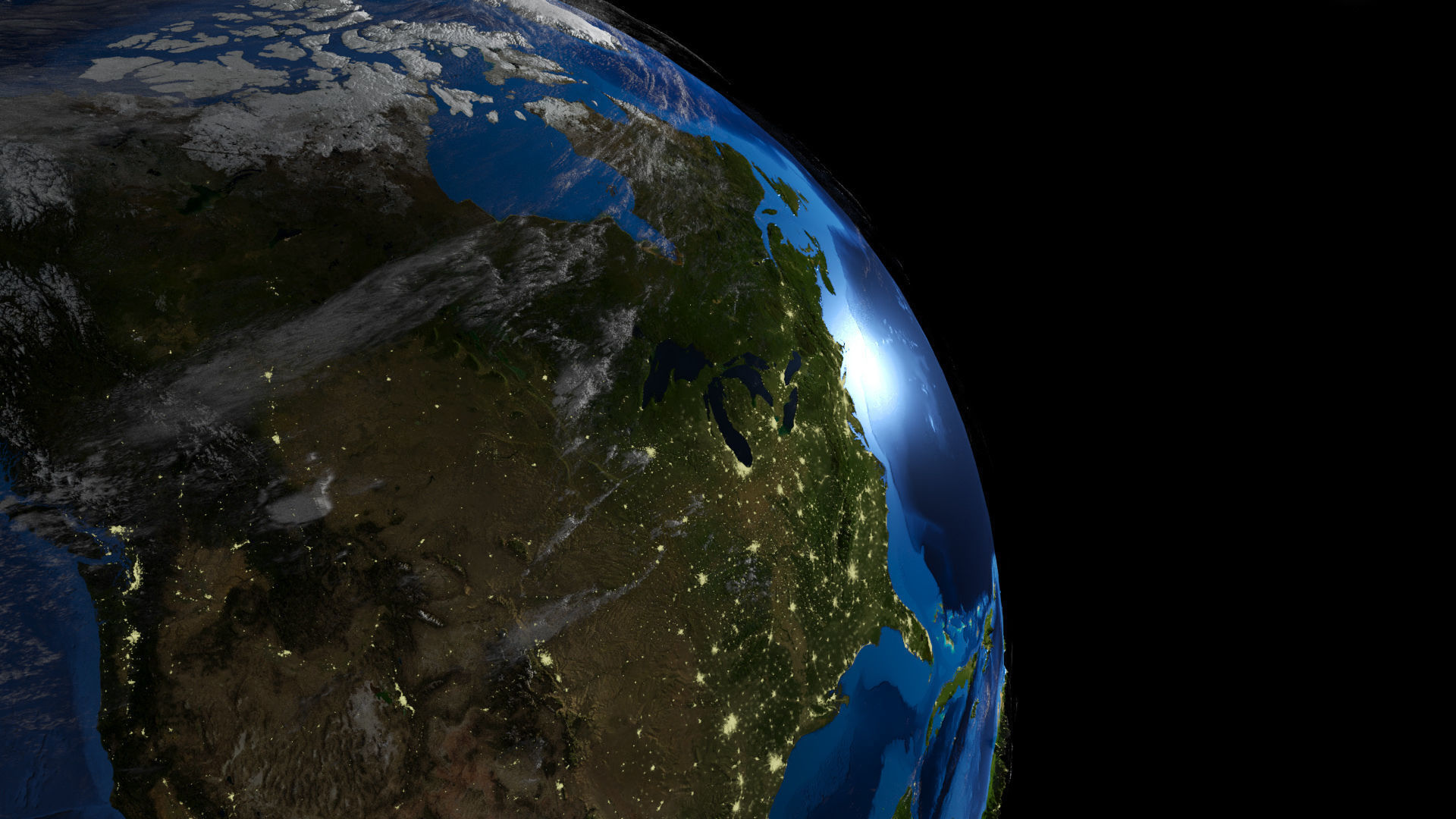 Earth Planet 40k-upto 80k Map 3D model_7