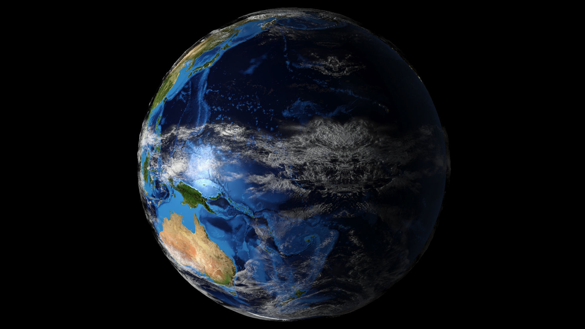 Earth Planet 40k-upto 80k Map 3D model_27