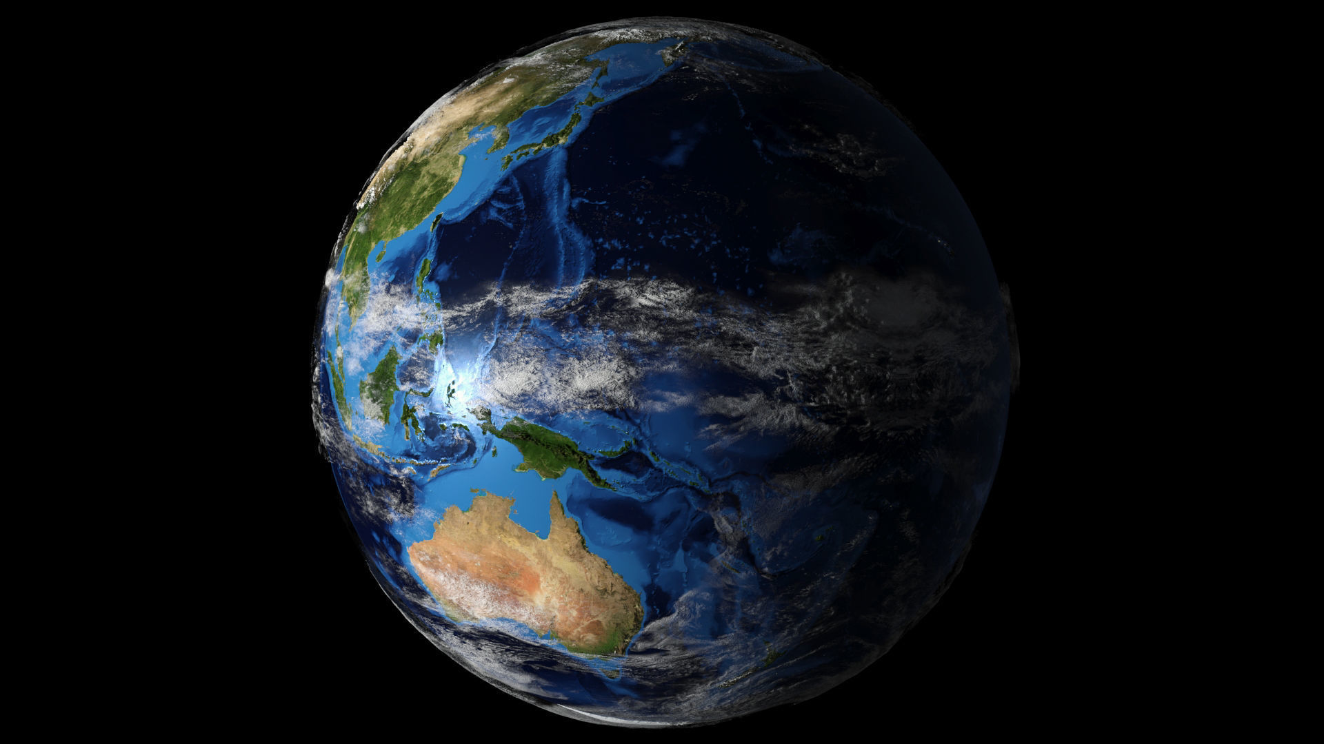 Earth Planet 40k-upto 80k Map 3D model_23