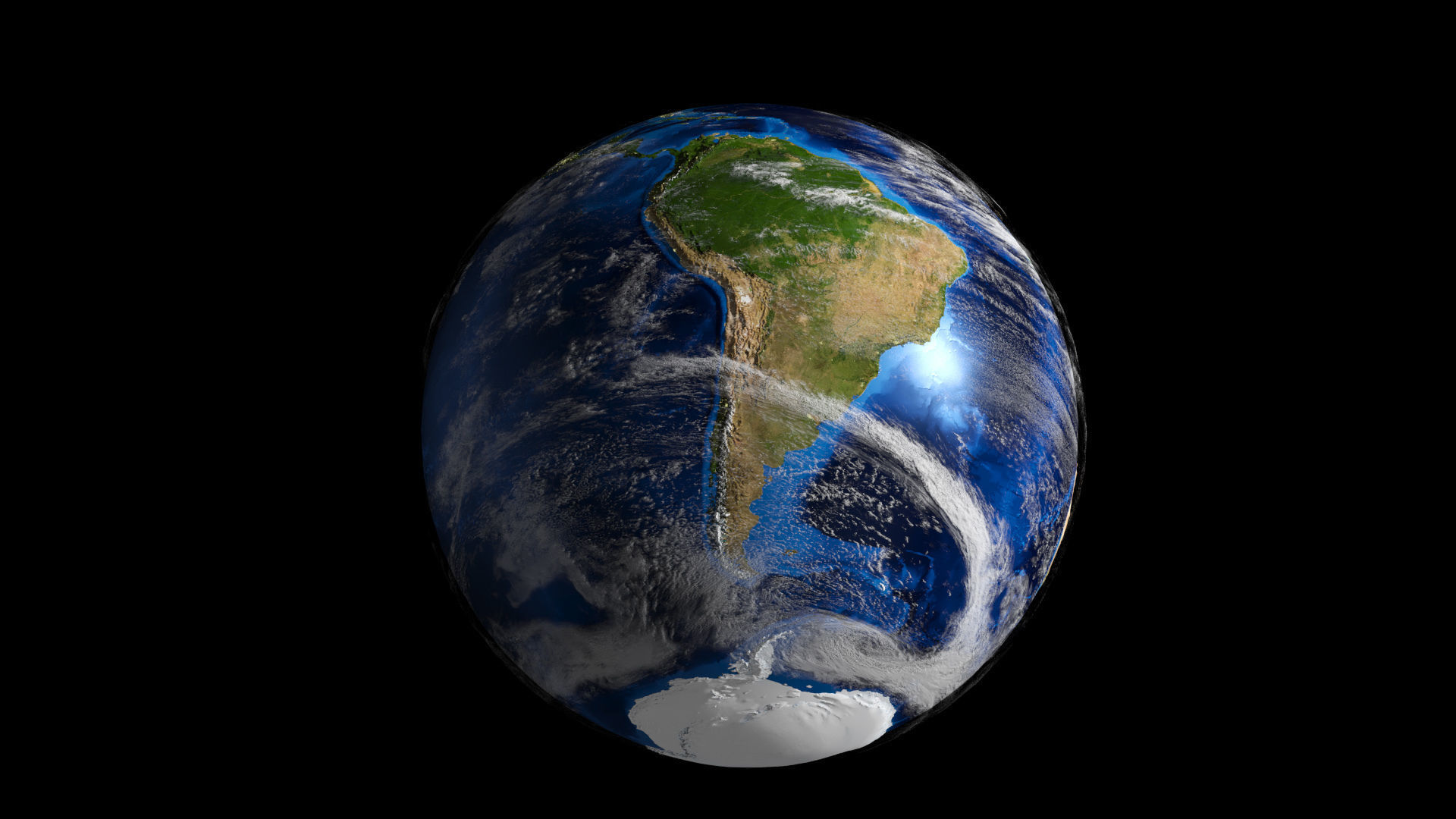 Earth Planet 40k-upto 80k Map 3D model_5