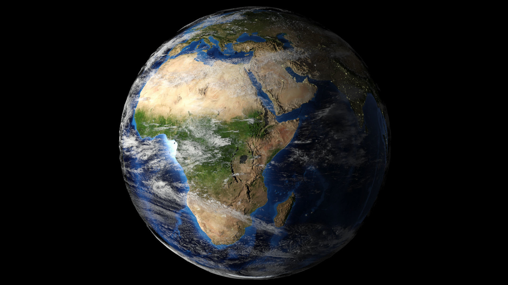 Earth Planet 40k-upto 80k Map 3D model_28