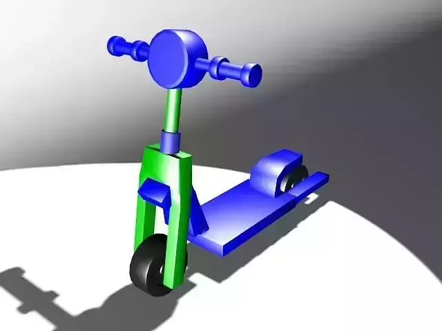 Cartoon Scooter