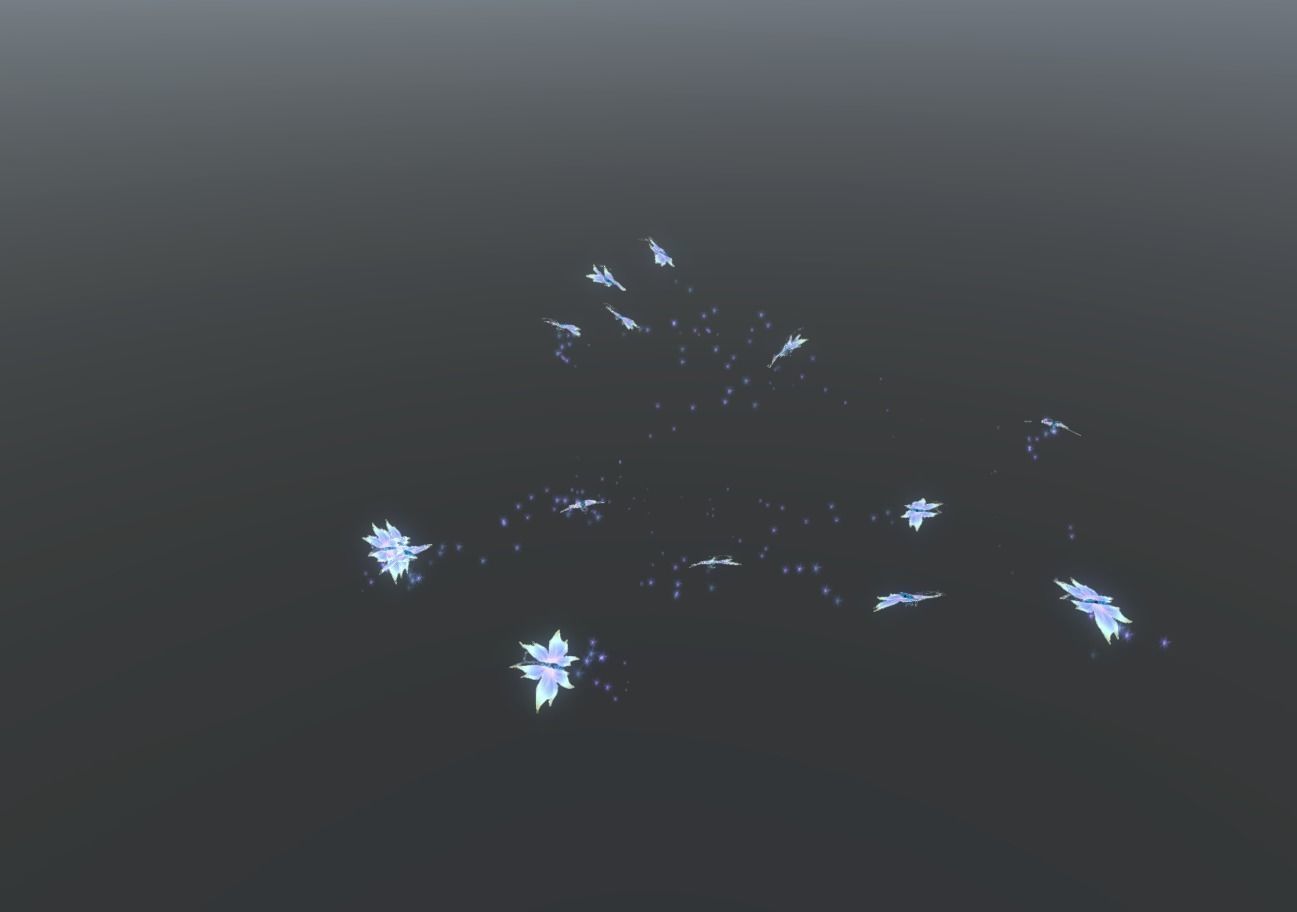 Butterflies 2 Animated  Low-poly 3D model_51