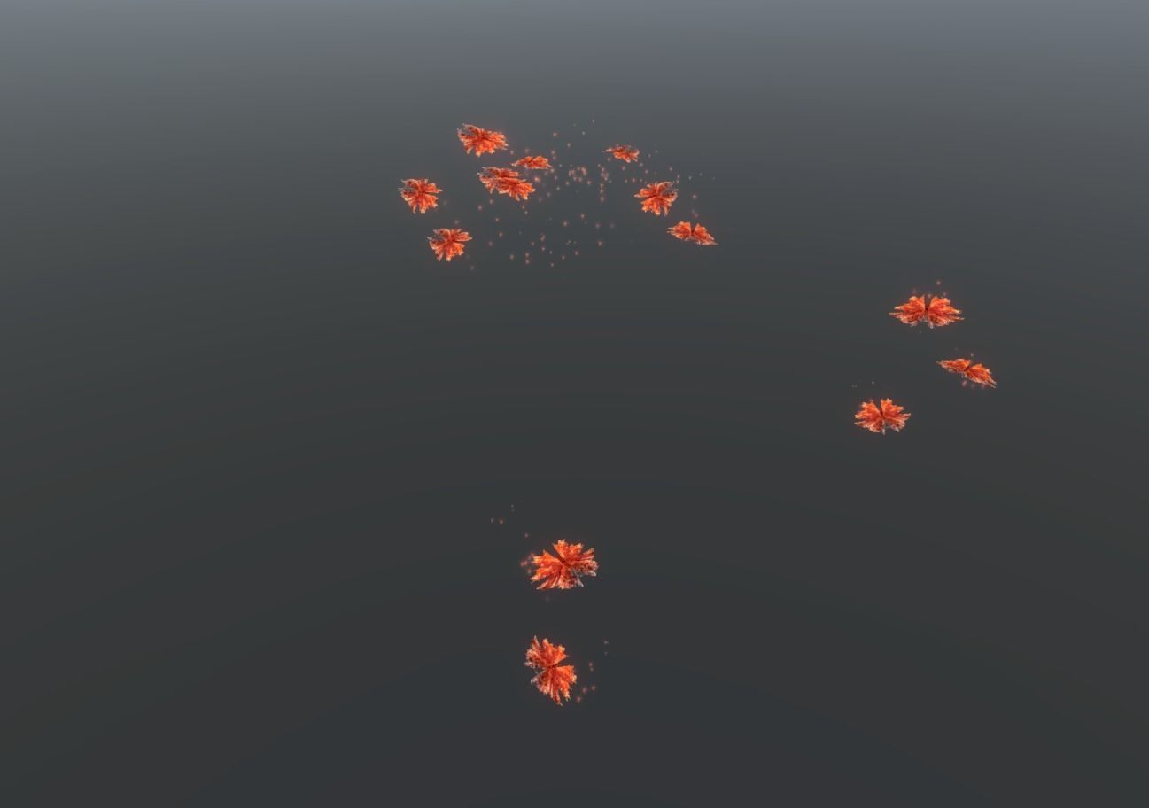 Butterflies 2 Animated  Low-poly 3D model_11