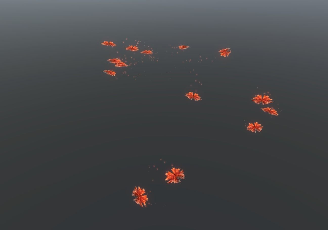 Butterflies 2 Animated  Low-poly 3D model_10