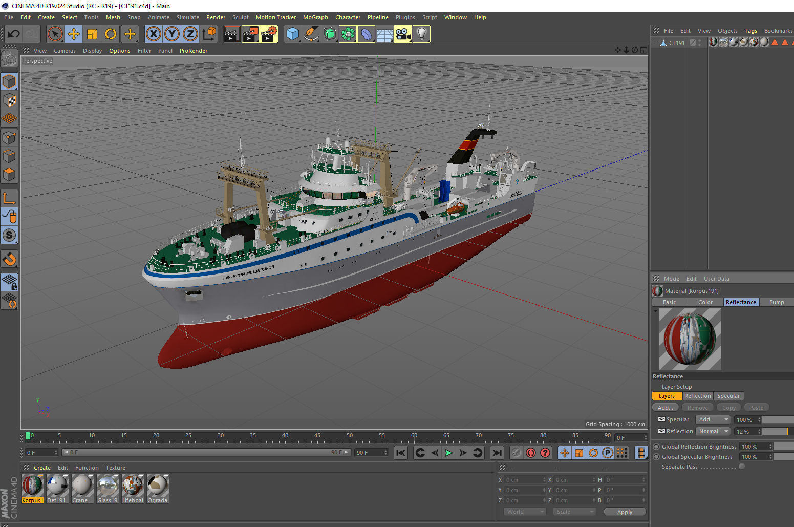 Fishing trawler 3D model_25