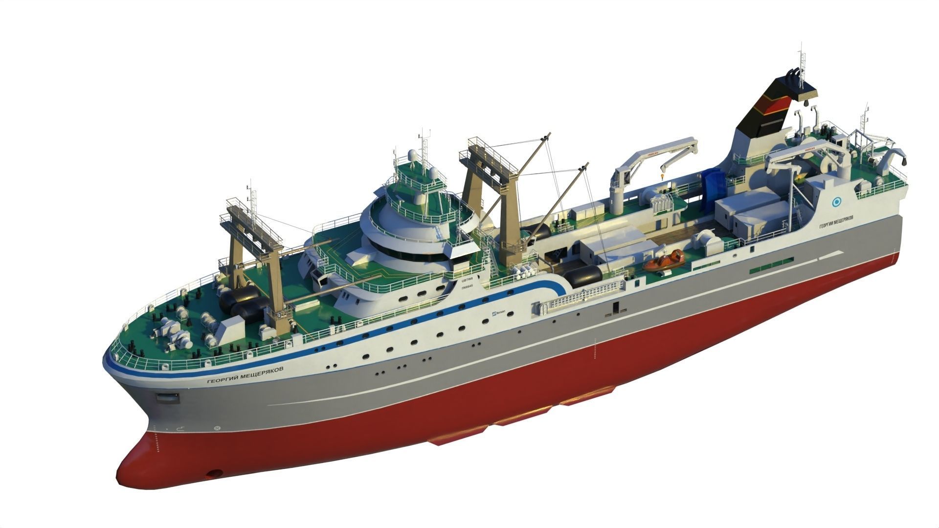 Fishing trawler 3D model_20